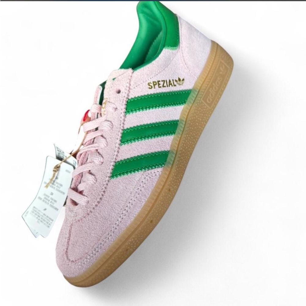 Adidas Handball Spezial Pink and Green - Picture 4 of 9